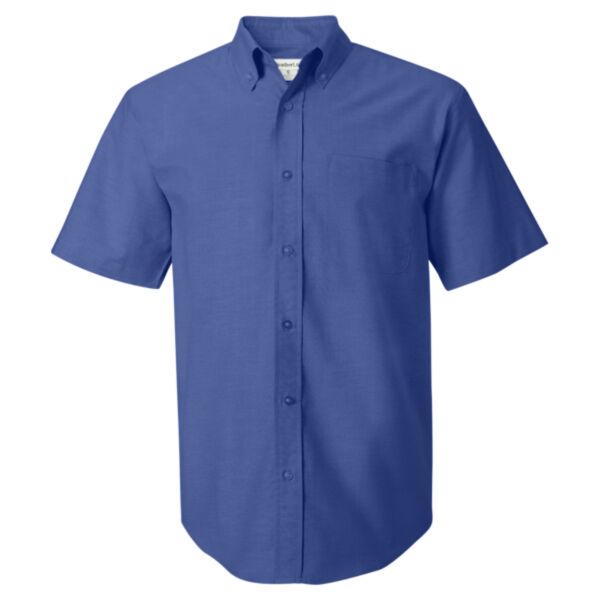 Short Sleeve Stain Resistant Oxford Shirt Thumbnail